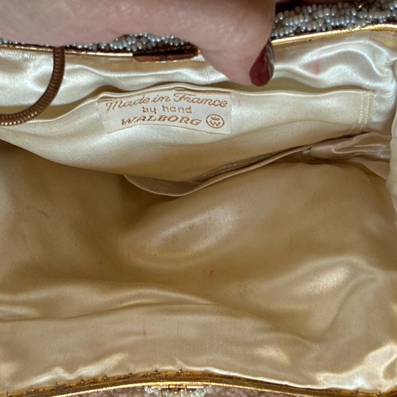 Vintage Hand Beaded Purse by Walborg - Picture 9 of 9